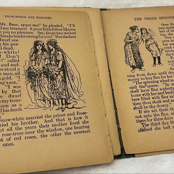 Antique Grimm's Fairy Tales by Brothers Grimm 6 Classic Stories Copyright 1922 - Picture 11 of 16